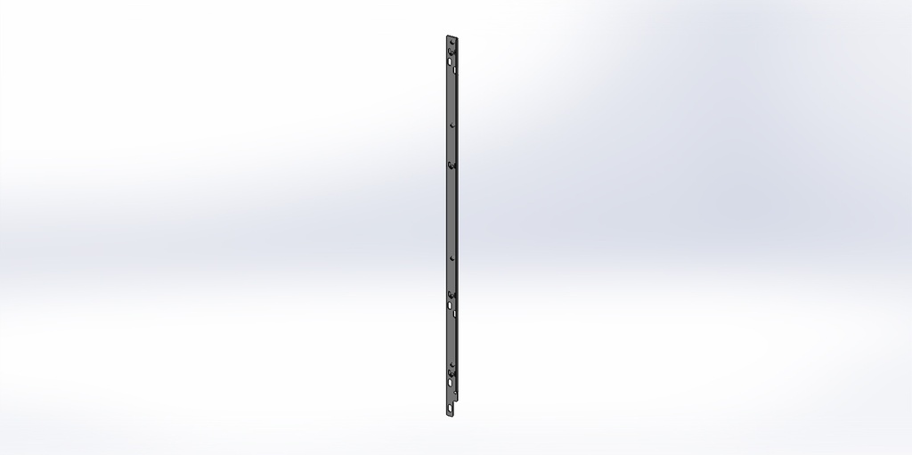 Lock rail door 2-pl pusher