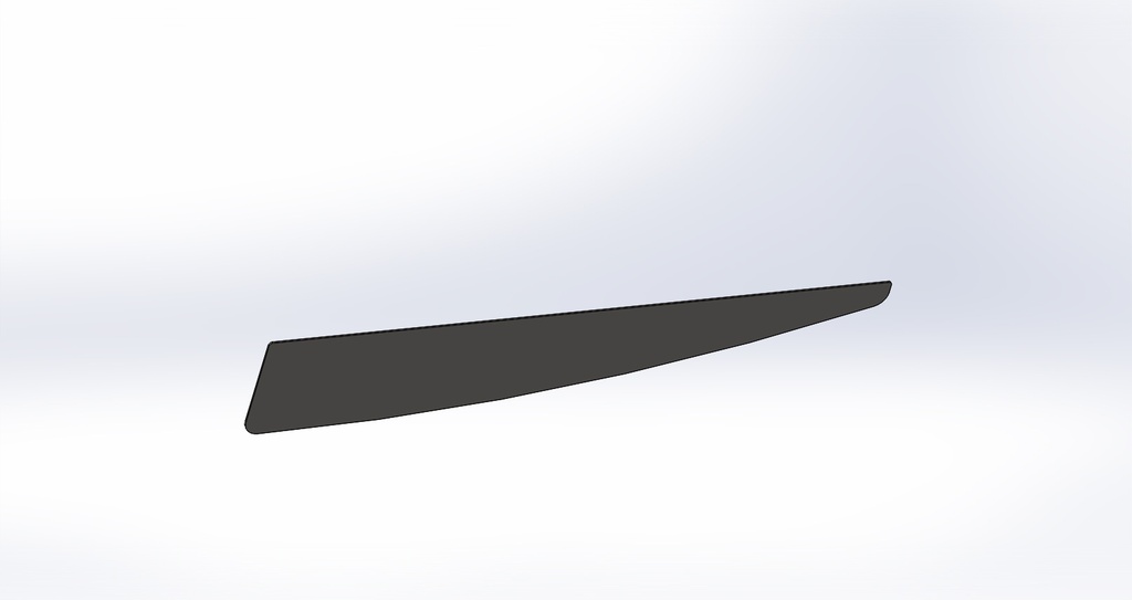 Decorative plate 900 right 7000