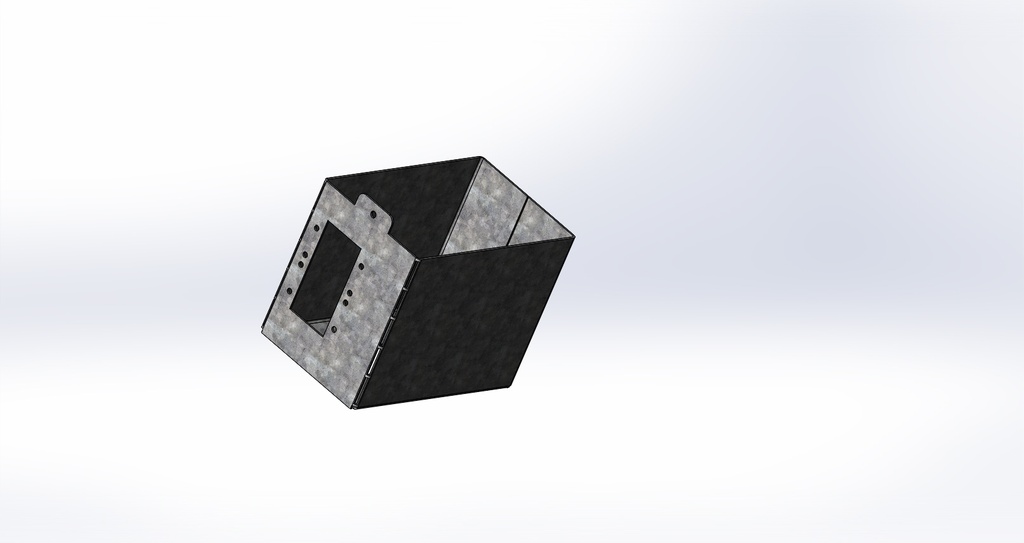 Suspension bracket cash box pusher