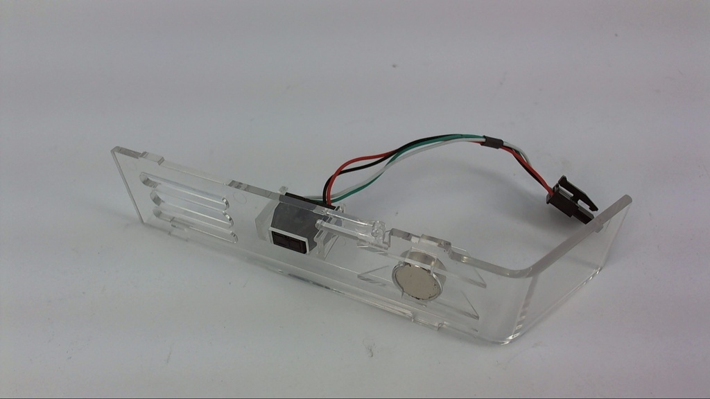 Lower ticket guide w magnet & opto