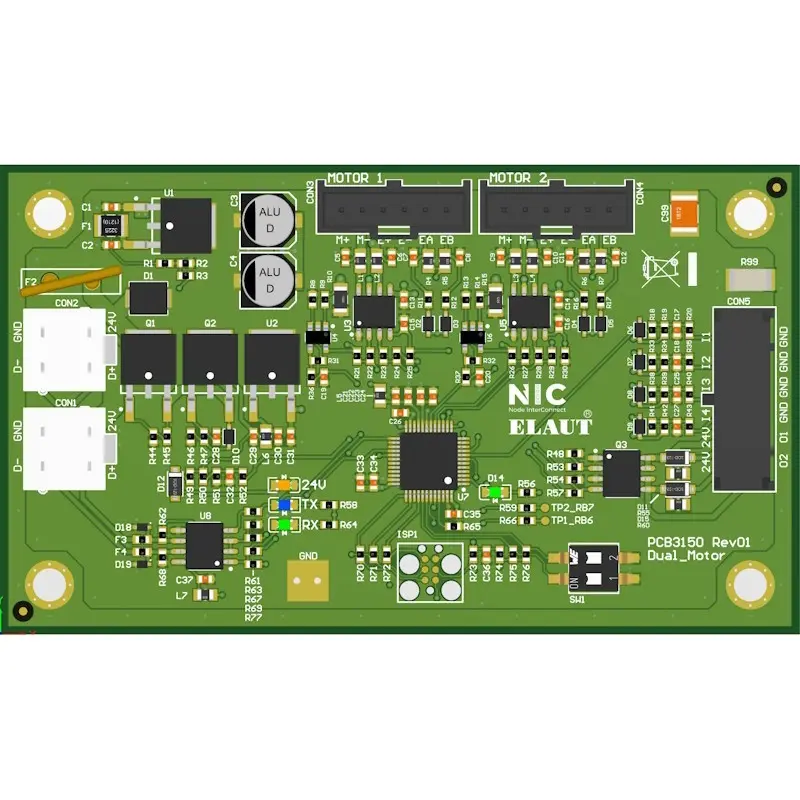 PCB NIC dual motor P&T