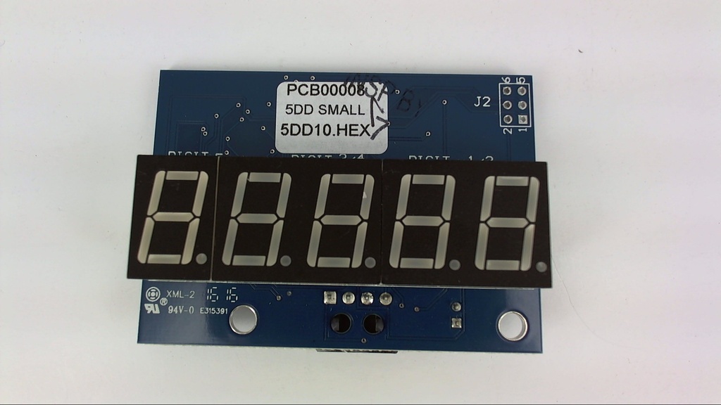 Display 5 digit