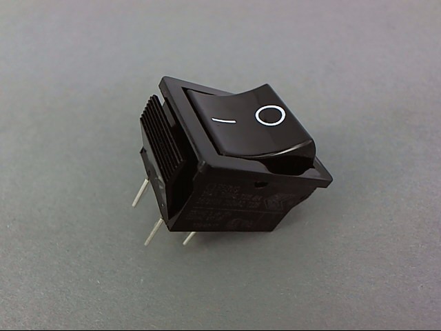 Switch rocker 2p 16A - 250V push-on