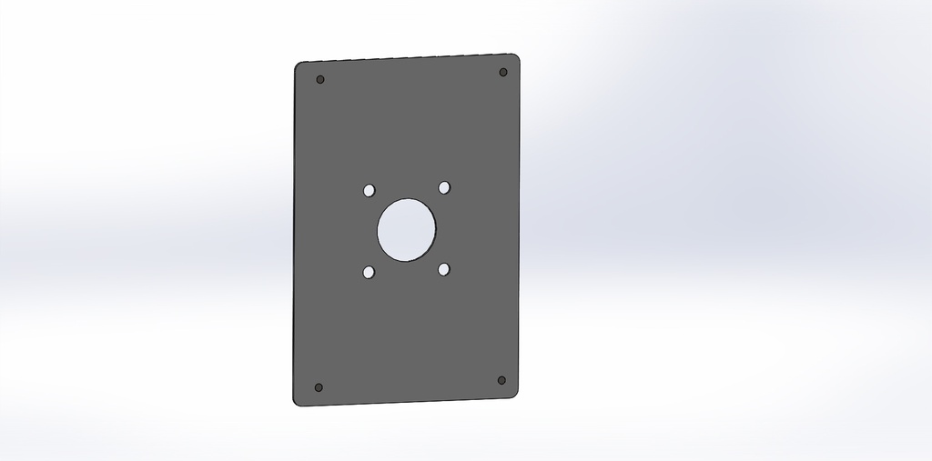 Adaptor plate card swipe