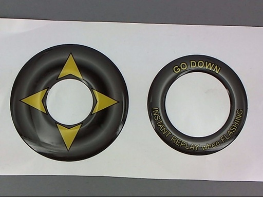 [4264-01029] Decal dome joystick E-Claw (set of 2)