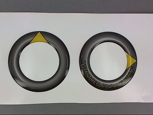 [4264-01028] Decal dome pushbutton E-Claw