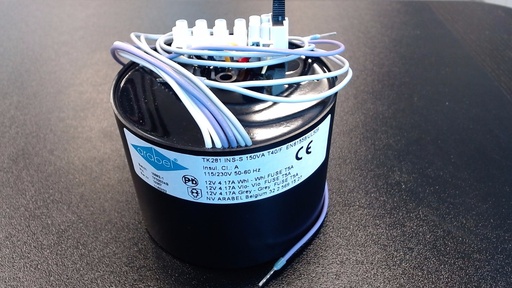 [2640-00029] Halogen transfo ringcore 150VA 2x115V