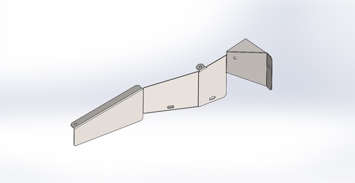 [5349-00065] Cover inox left playfield