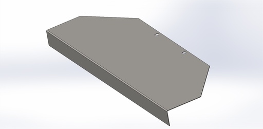 [5349-00062] Coverpl inox slider playfield