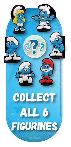 [4264-00192] Sticker sphere Smurfs