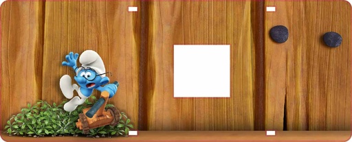 [4264-00195] Sticker shield card disp L Smu