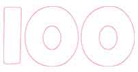 [4264-00107] Sticker 100 Bonus Cosm XL