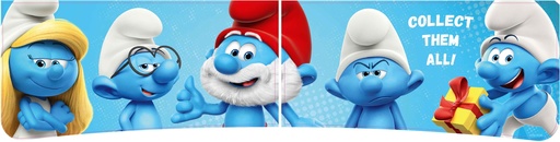 [4264-00208] Sticker set slide glass Smurf
