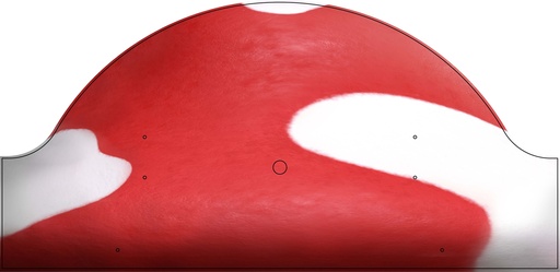 [4149-00113] Plexi top front mushroom