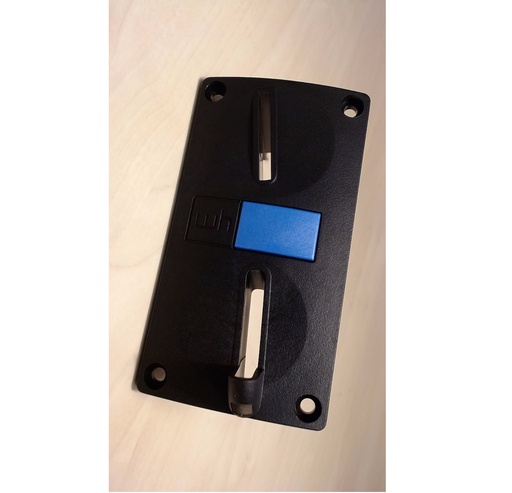 [2745-01110] Front plate coin mechanism WH small