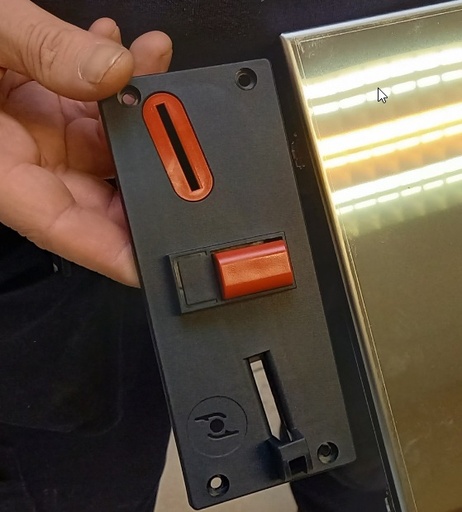 [2745-00151] Front plate coin mechanism Comestero large