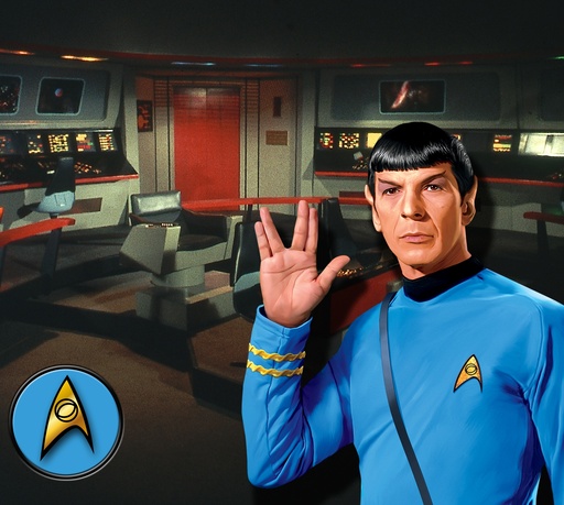 [0149-00041] Door front Spock Star Trek