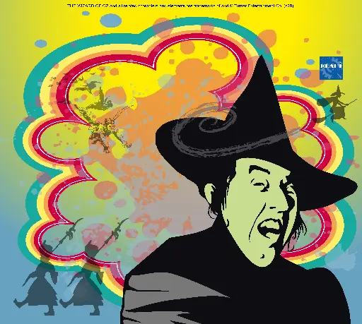 [0149-00057] Door front bad witch WoZ