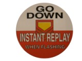 [4260-09008] Label button instant replay Big One