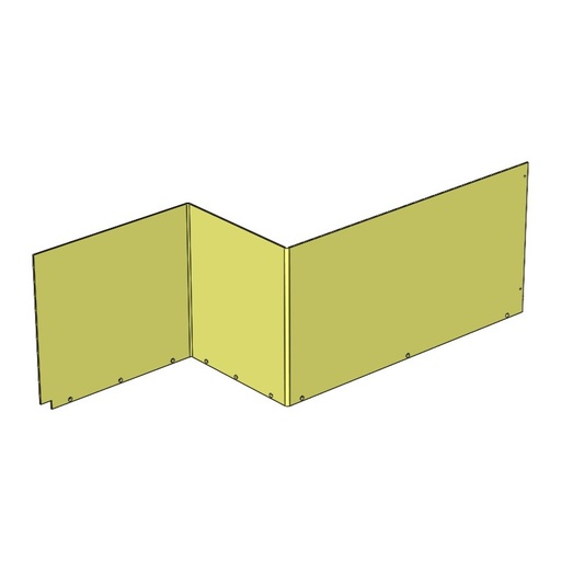 [4230-00120] Playfield border 915.5x300mm ECL2
