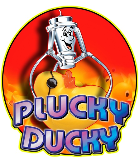 [4261-00640] Decal front door Plucky Ducky