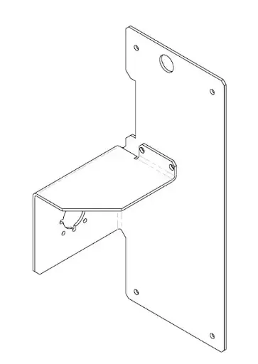 [5249-00274] Bracket motor playfield D&P