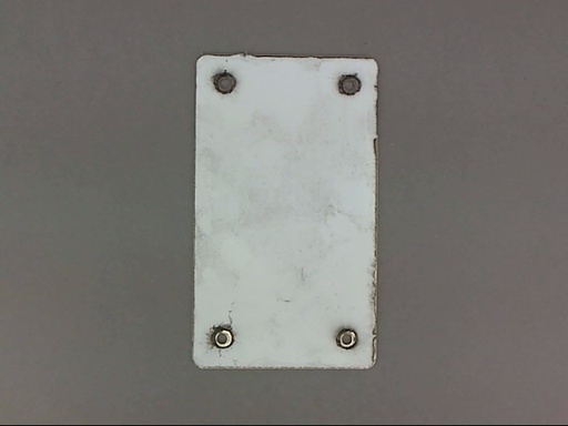[5357-02017] Cover plate wh small blank