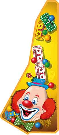 [4249-00170] Decal cover plate playfield right TC