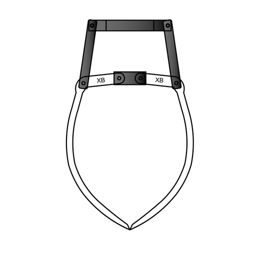 [9036-05267] Claw bottom part small  xb