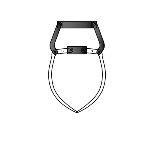 [9036-05261] Claw bottom part small (x)s