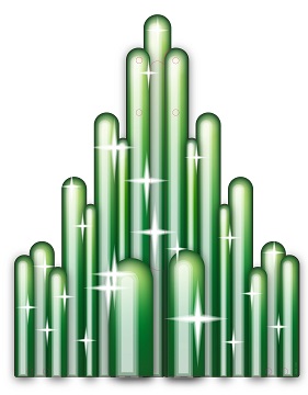 [4249-01138] Sticker on emerald pcs carr L+R EC