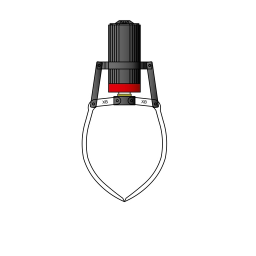 [9036-05463] Claw ITX XS red type b