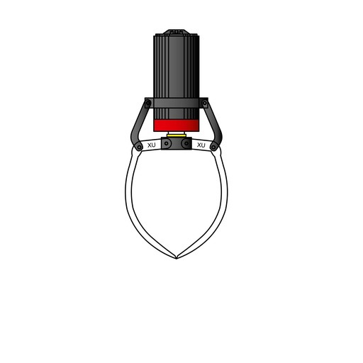 [9036-05462] Claw ITX XS red type u