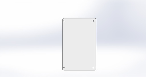 [5260-00192] Cover plate blind white universal